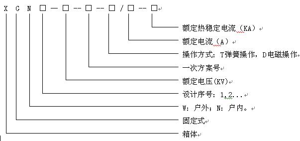 固定式開關(guān)柜